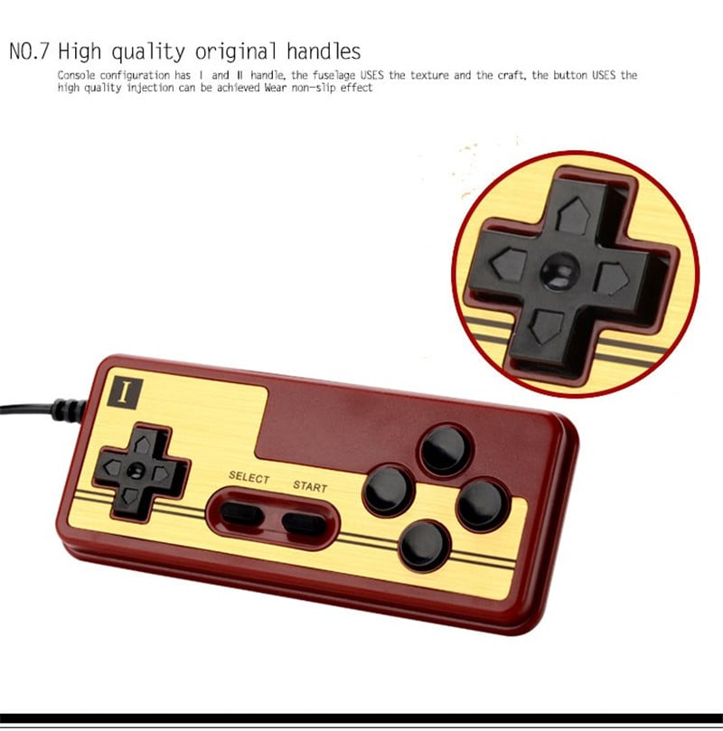 Ρετρό Παιχνιδομηχανή με 632 Παιχνίδια 8 Bit με 2 Τηλεχειριστήρια - Συνδέεται με TV - Κονσόλα Entertainment System FC Naruto Nintento Famicom Games